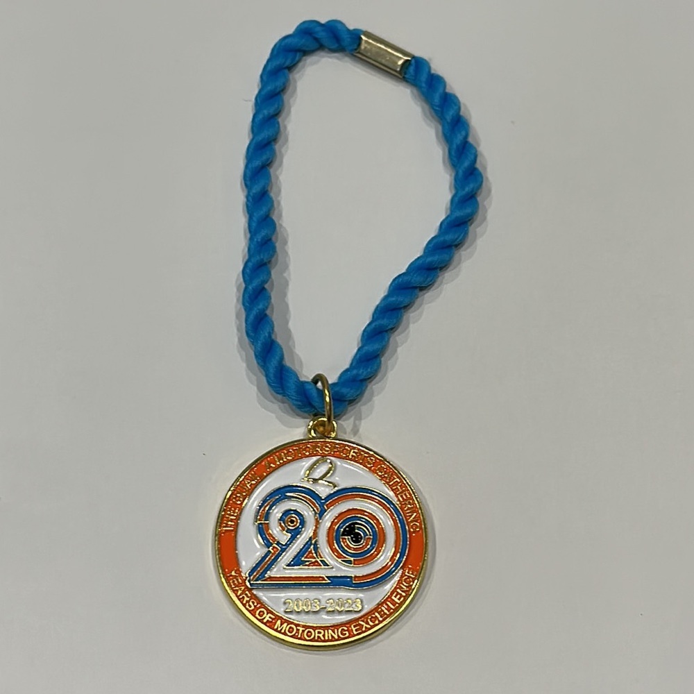 Quail Motorsports 20th Anniversary Show Medallion